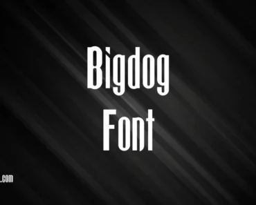 Bigdog Font