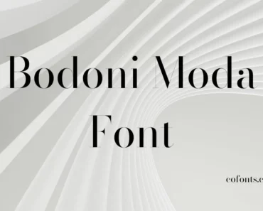 Bodoni Moda Font