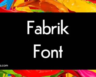 Fabrik Font