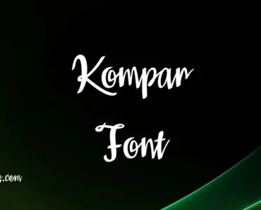 Kompar Font