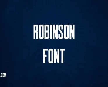 Robinson Font