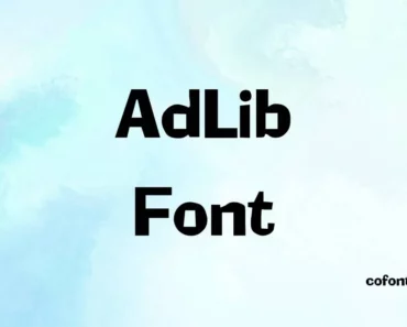 AdLib Font