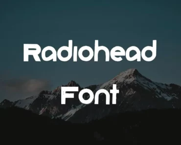 Radiohead Font