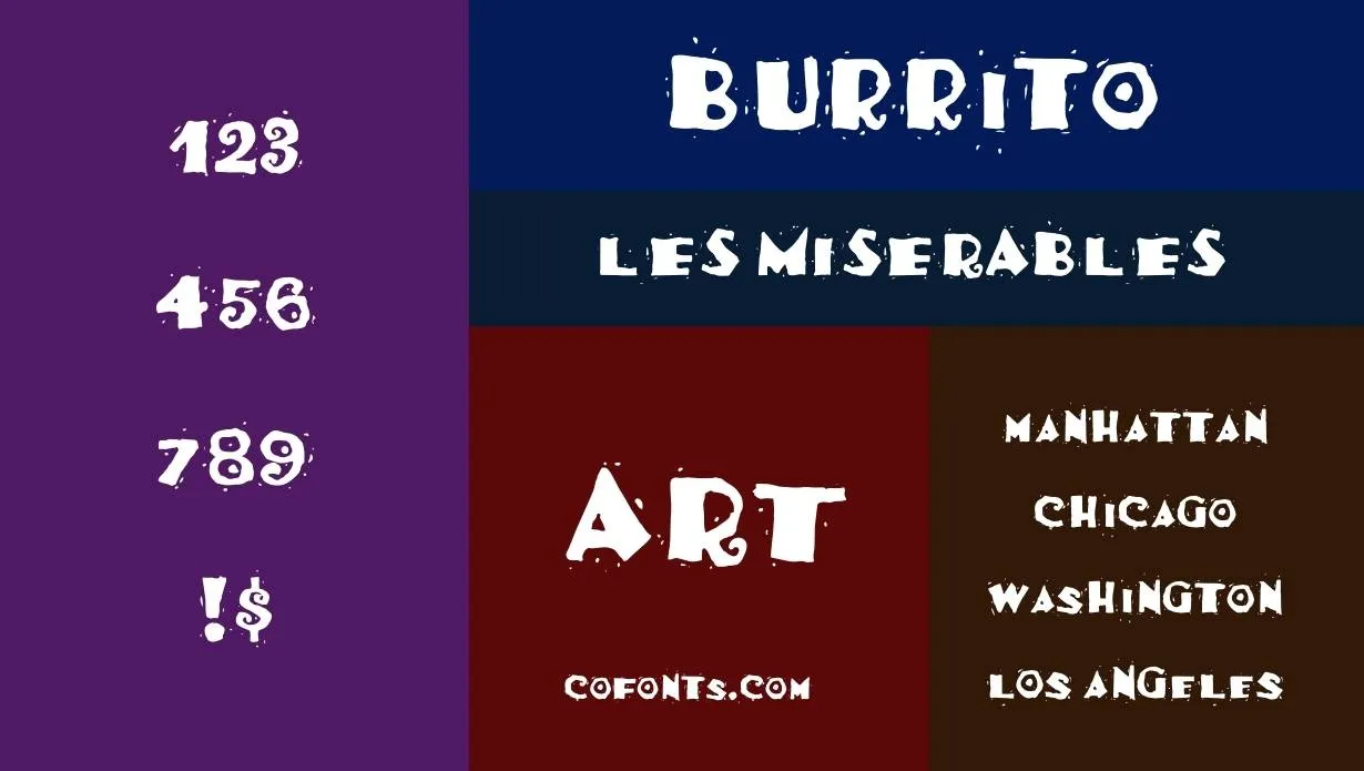 Burrito Font Family View