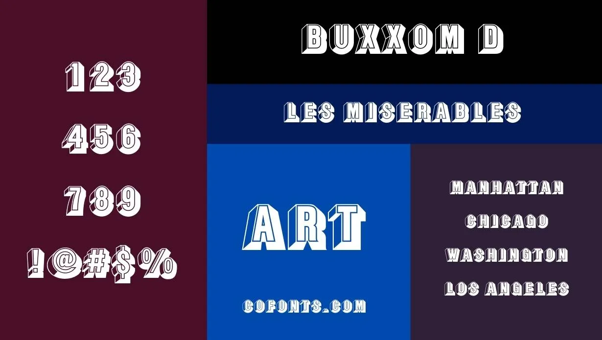 Buxom D Font Family View