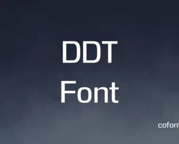 DDT Font