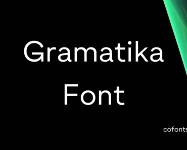 gramatika font