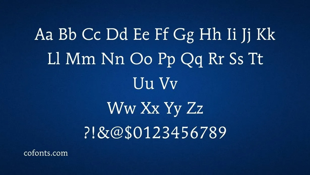 ITC Mendoza Font Family View