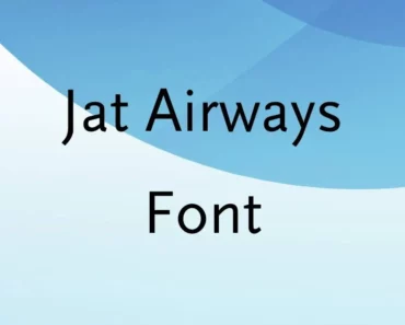 Jat Airways Font