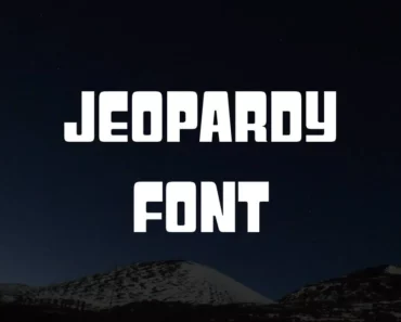 Jeopardy Font