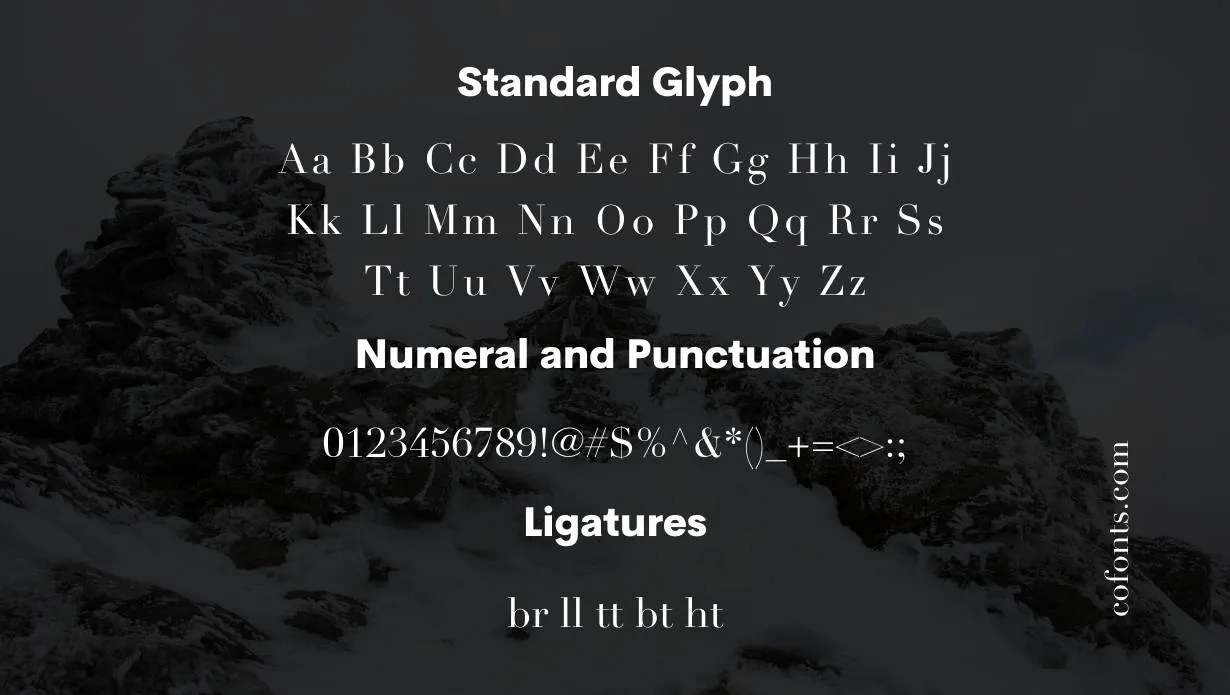 Quartz Font Family View