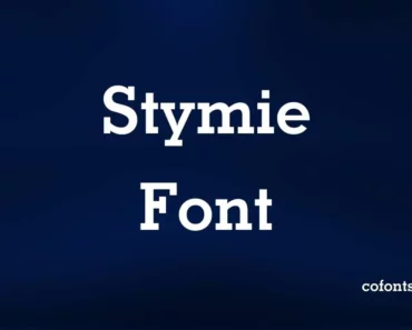 Stymie Font