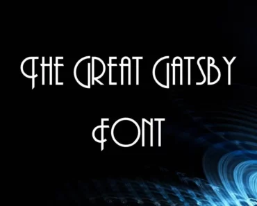 The Great Gatsby Font