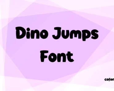 Dino Jumps Font