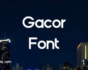 Gacor Font