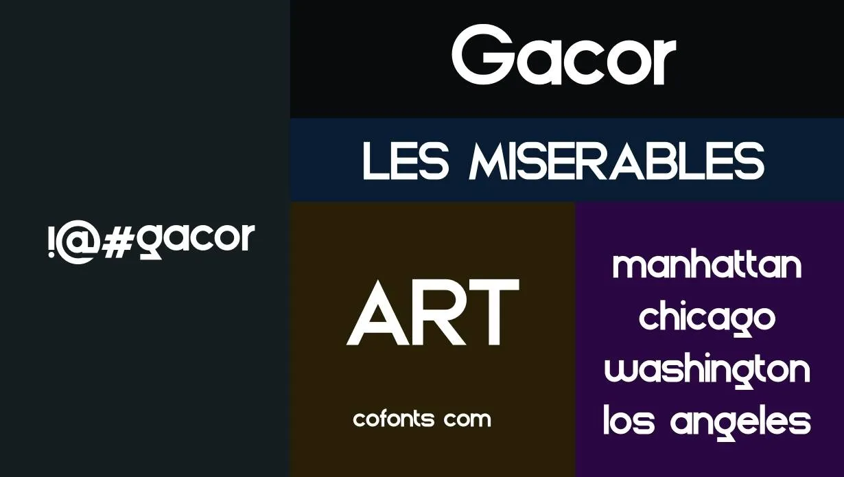 Gacor Font