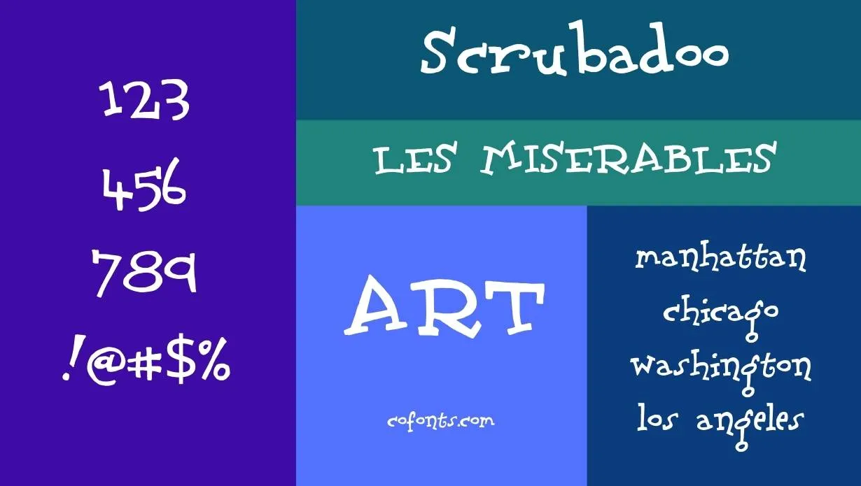 Scrubadoo Font