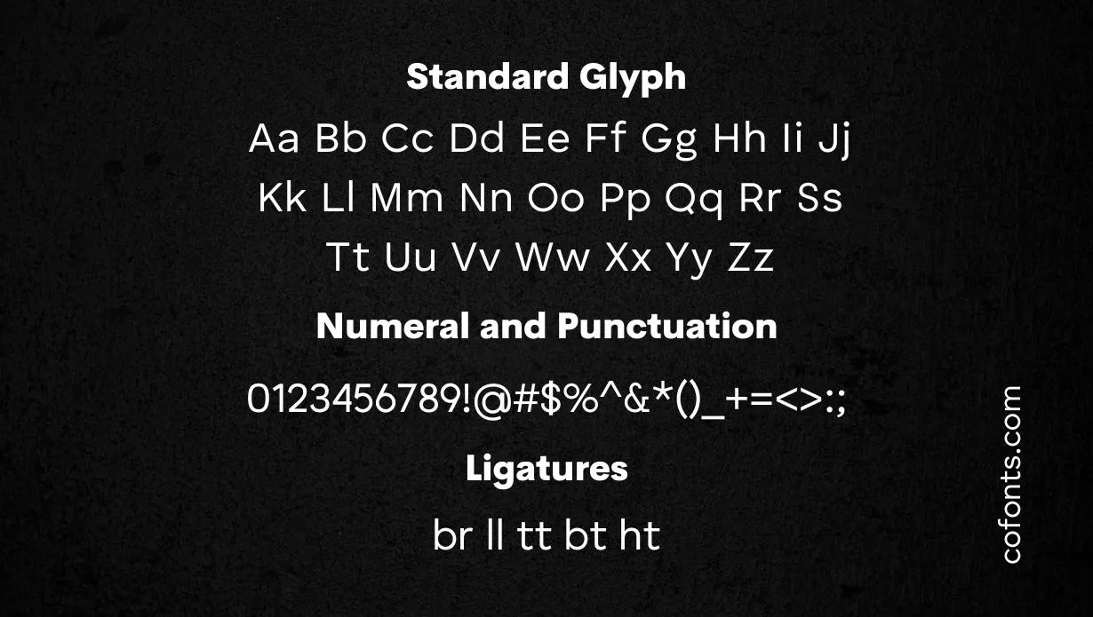 Human Sans Font Family View