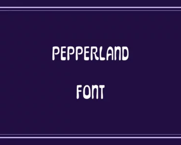 Pepperland Font