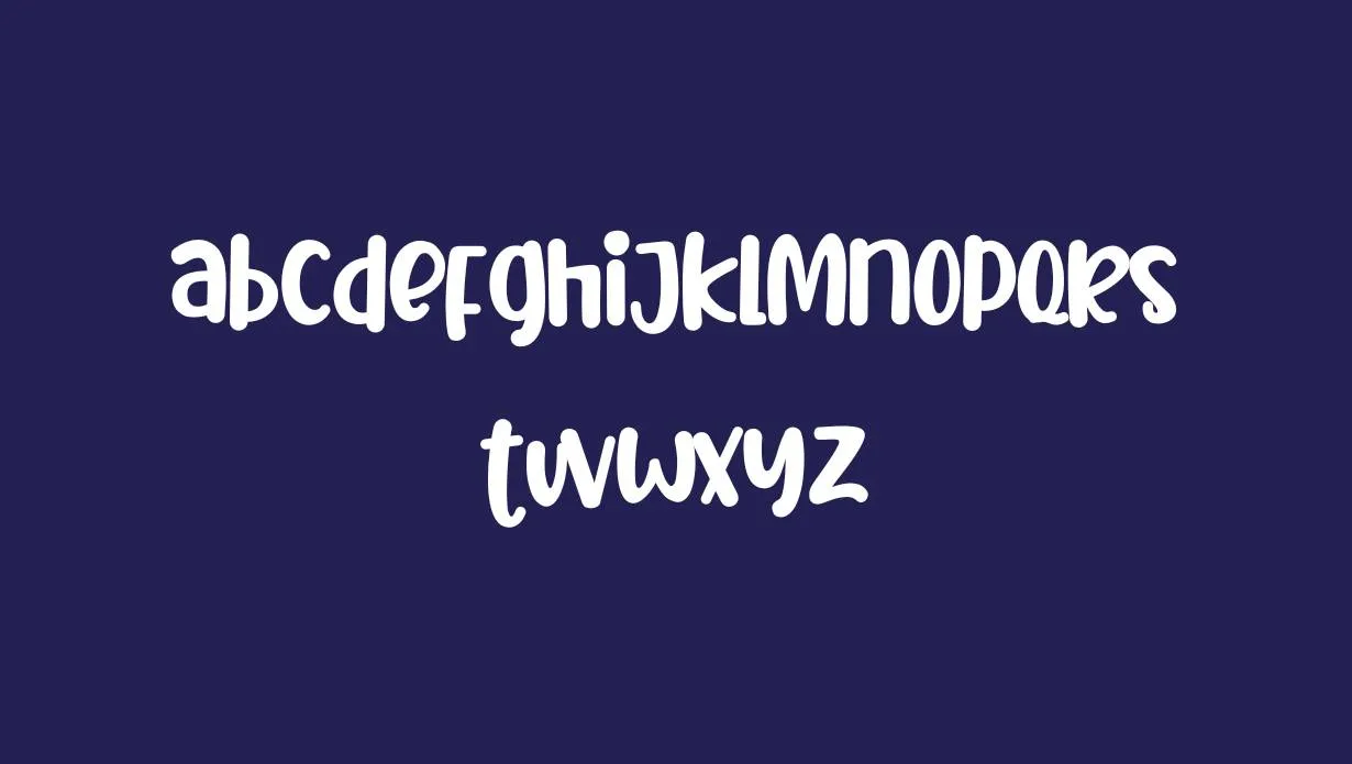 Baby Chipmunk Font