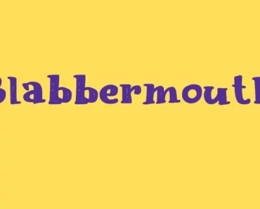 Blabbermouth Font