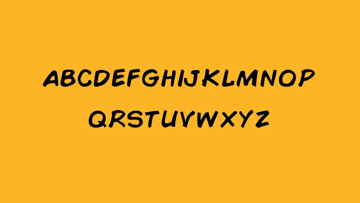 Comic Book Font