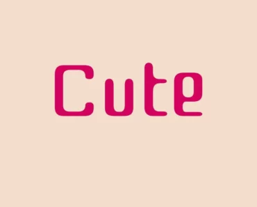 Cute Font