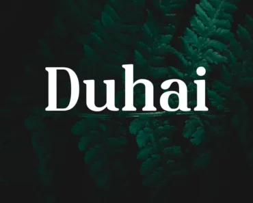 Duhai Font