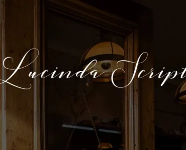 Lucinda Script Font