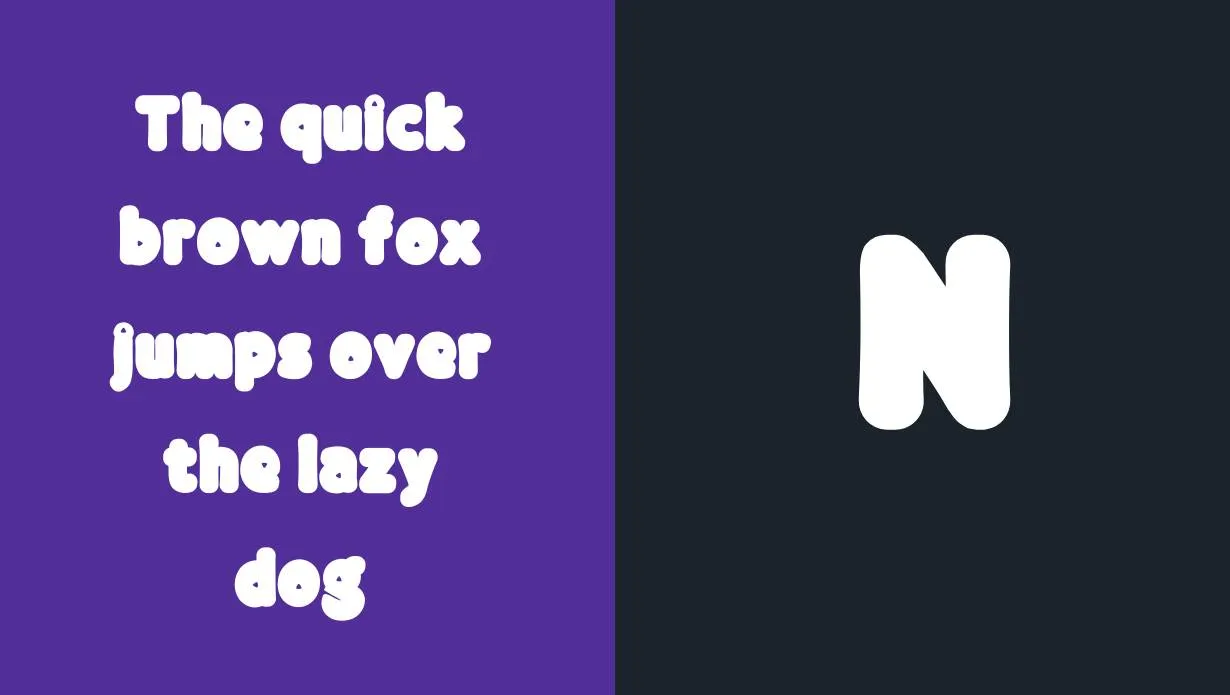 New Kids Font Family View