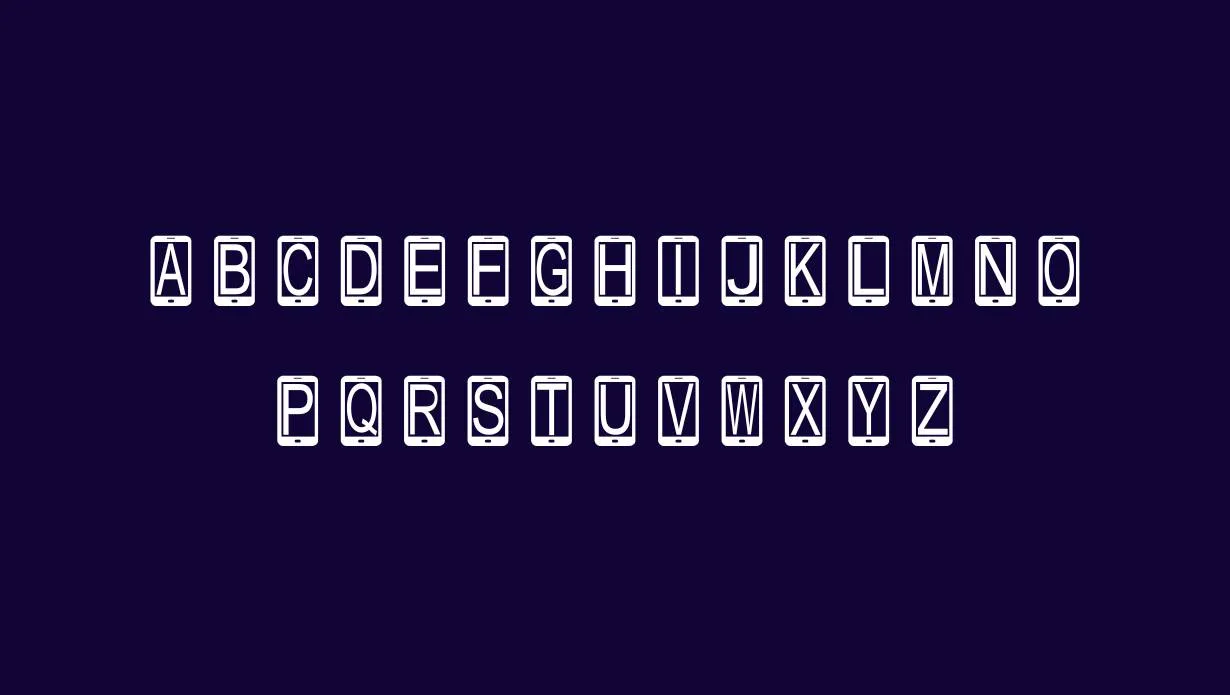 Phone Hub Font