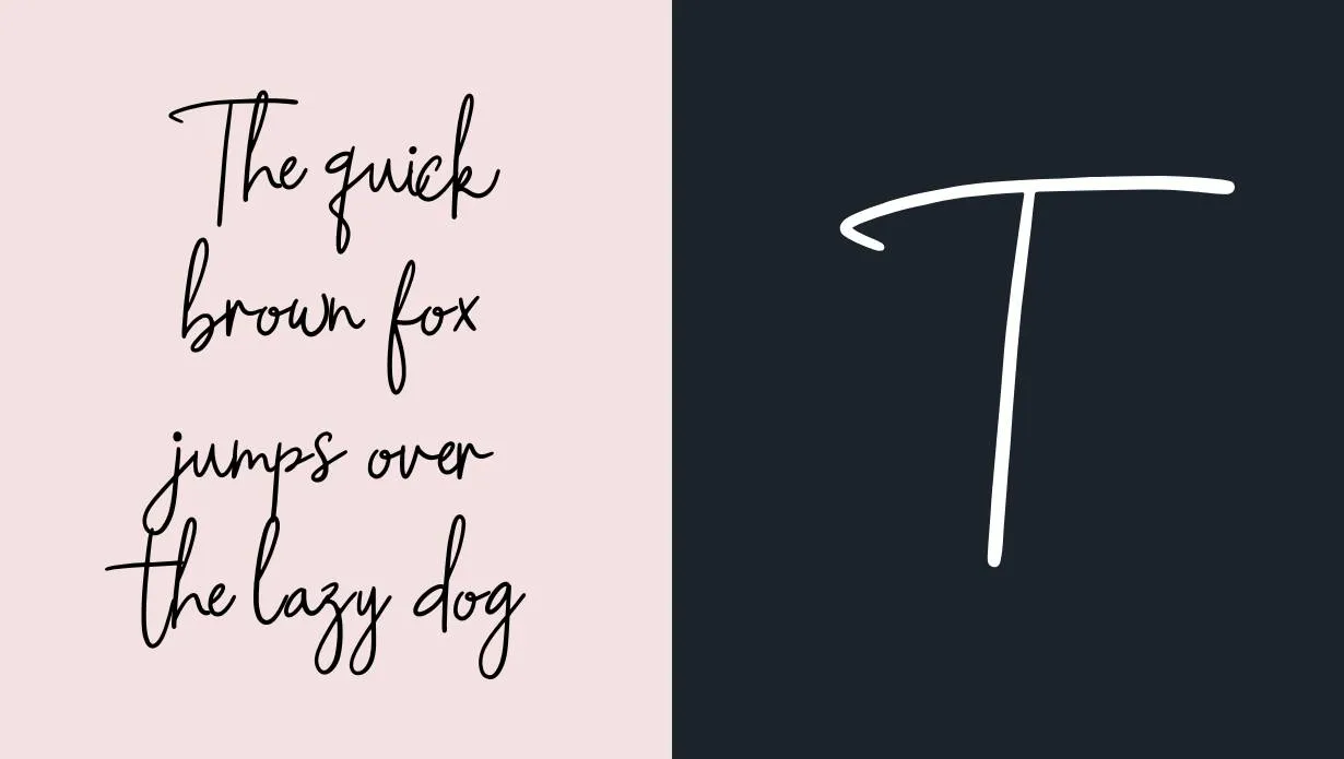 Teacher Signature Font