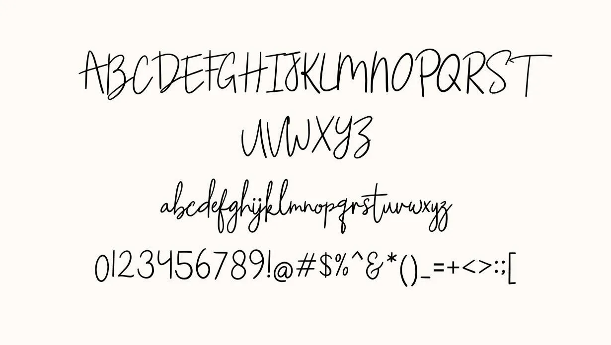 Teacher Signature Font