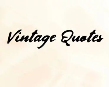 Vintage Quotes Font