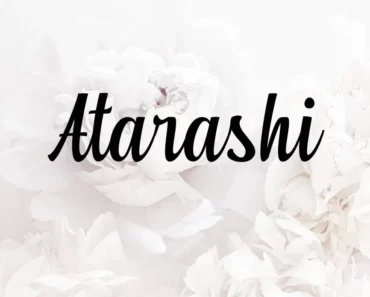 Atarashi Font