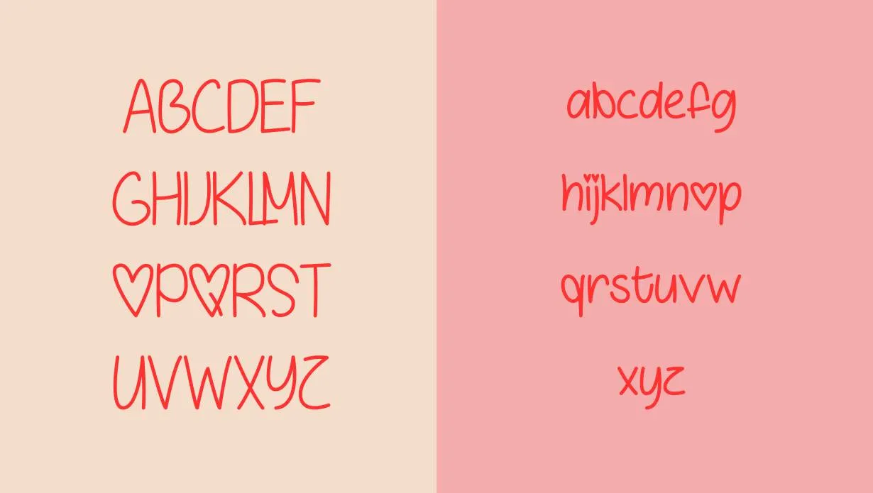 Love and Sunshine font