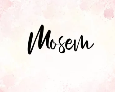 Mosem Font